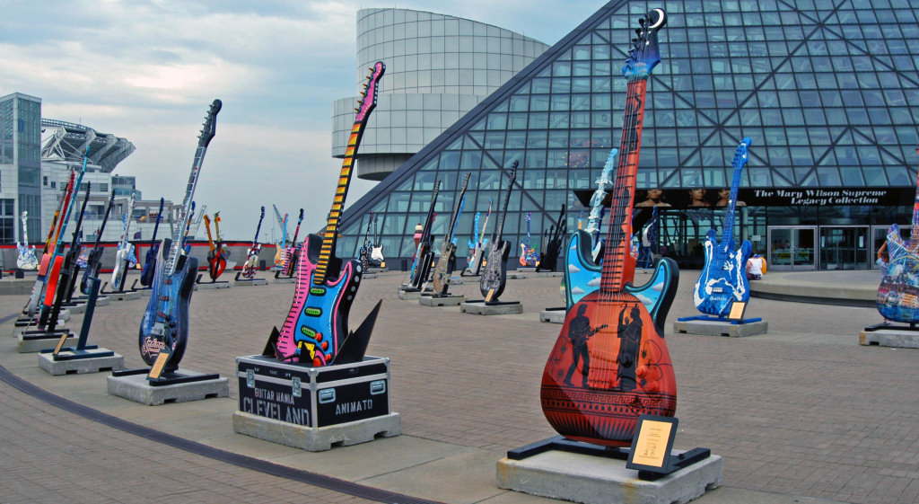 Rock and Roll Hall of Fame in Cleveland Ohio | photo by Andrew Hitchcock
