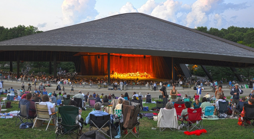 Blossom Music Center in Cuyahoga Falls Ohio | photo by chloester